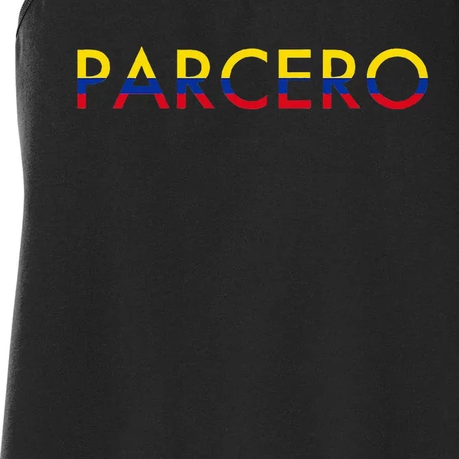 Parcero Colombia Colombian Slang Women's Racerback Tank