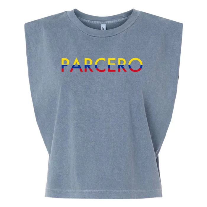 Parcero Colombia Colombian Slang Garment-Dyed Women's Muscle Tee