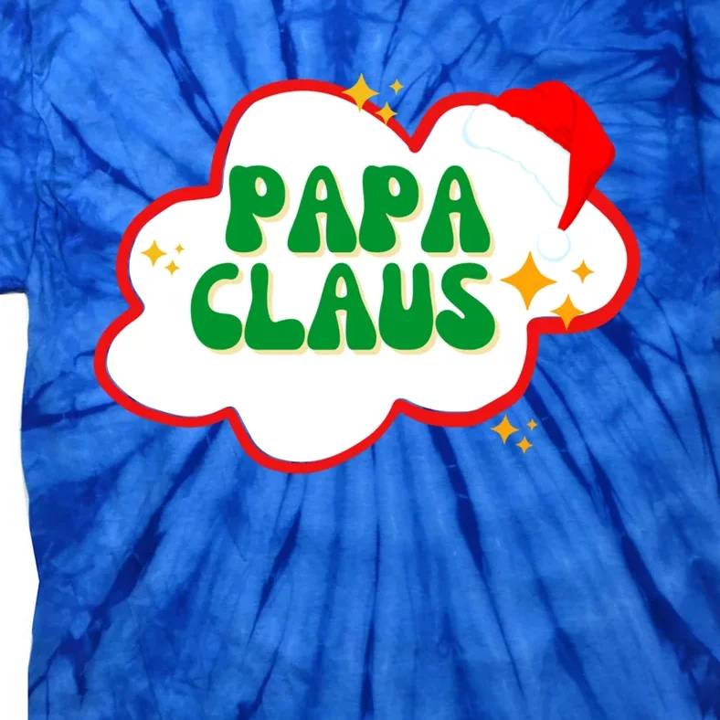 Papa Claus Christmas Gift Tie-Dye T-Shirt