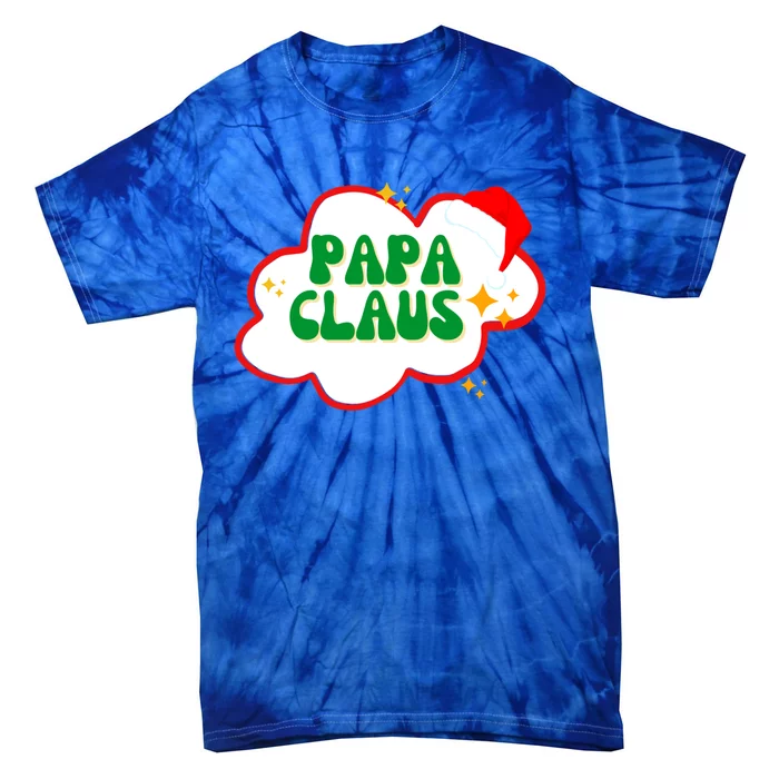 Papa Claus Christmas Gift Tie-Dye T-Shirt