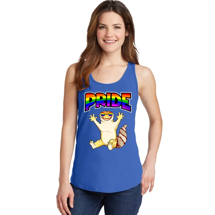 Pride Critter Colorful Rainbow Lgbtq Rainbow Pride Gift Ladies Essential Tank