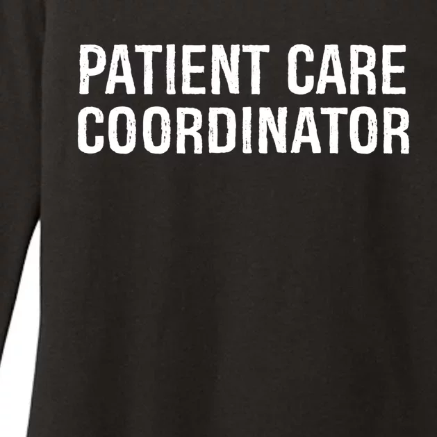 Patient Care Coordinator Gift Womens CVC Long Sleeve Shirt