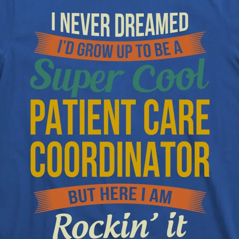 Patient Care Coordinator Funny Gift Funny Appreciation Gift T-Shirt