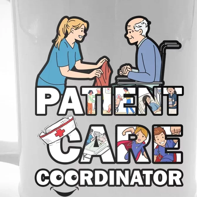 Patient Care Coordinator Gift Front & Back Beer Stein