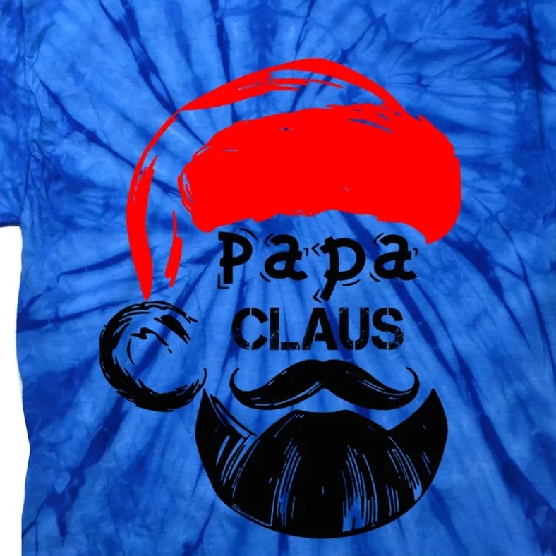 Papa Claus Christmas Papa Santa Claus Christmas Gift Tie-Dye T-Shirt