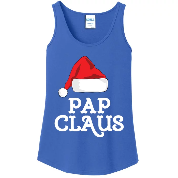 Pap Claus Christmas Family Group Matching Pajama Gift Ladies Essential Tank