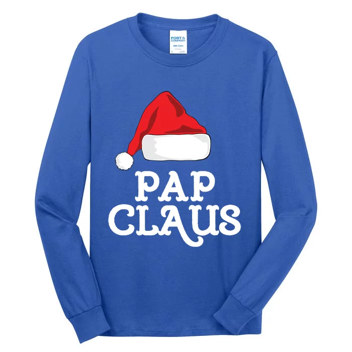 Pap Claus Christmas Family Group Matching Pajama Gift Tall Long Sleeve T-Shirt