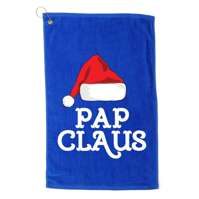 Pap Claus Christmas Family Group Matching Pajama Gift Platinum Collection Golf Towel