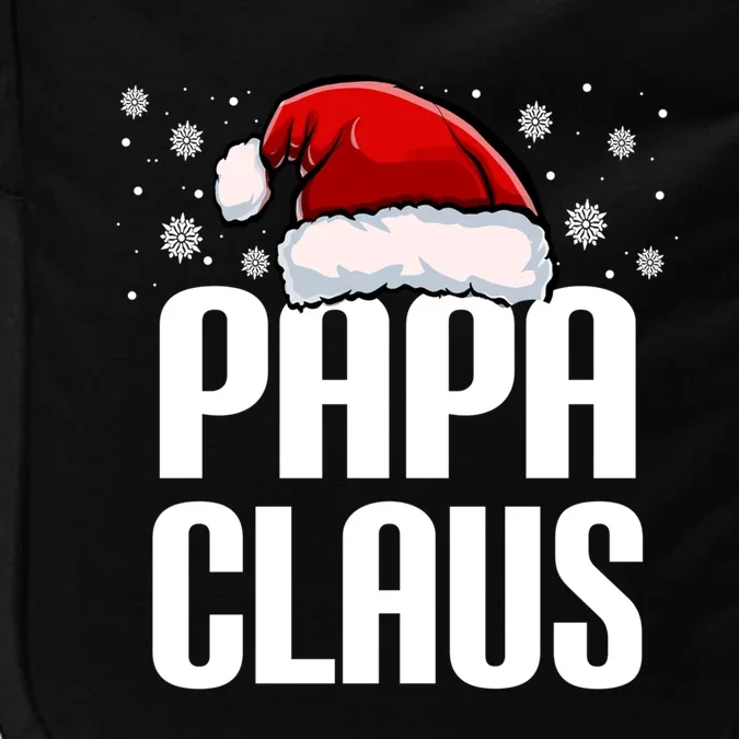 Papa Claus Christmas Pajama Family Xmas Papa Funny Santa Dad Cute Gift Impact Tech Backpack