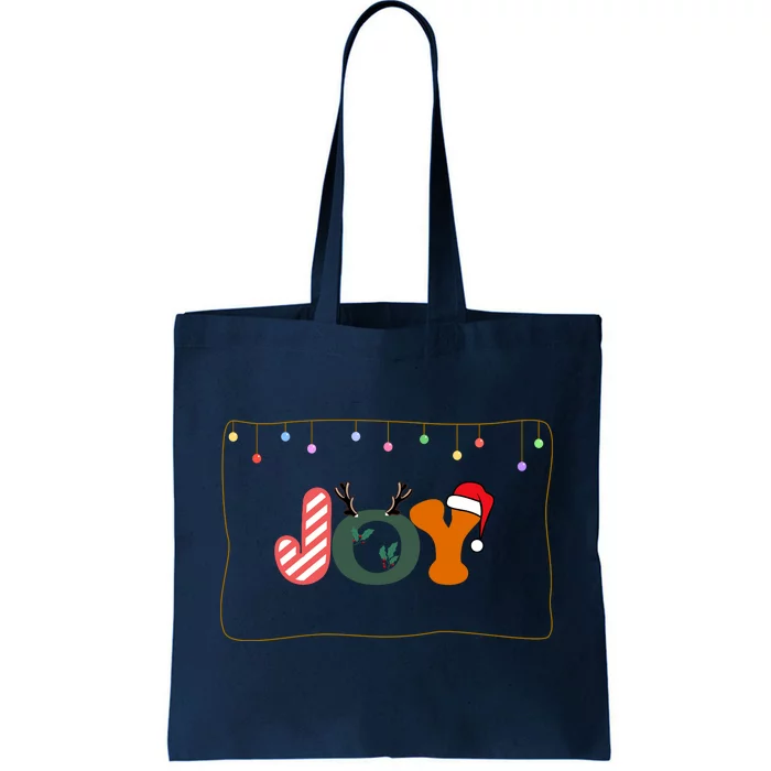 Personalized Christmas Christmas Reindeer Christmas Joytoddlercrew Neck Pul Tote Bag