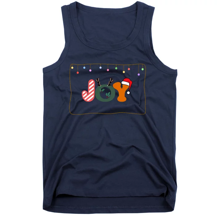 Personalized Christmas Christmas Reindeer Christmas Joytoddlercrew Neck Pul Tank Top