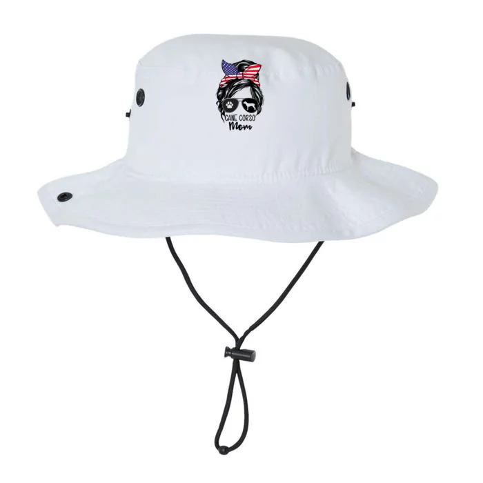 Proud Cane Corso Mom Messy Bun 4th of July Cane Corso Mom Legacy Cool Fit Booney Bucket Hat