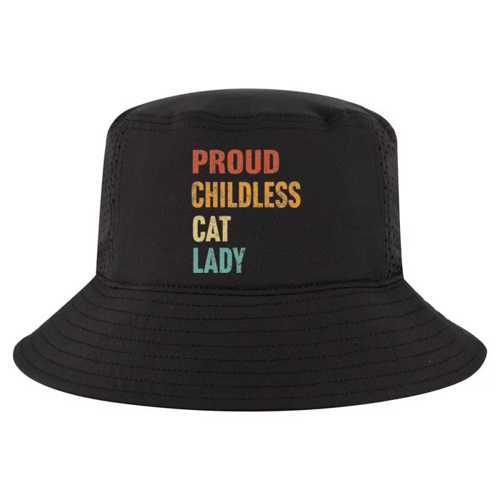 Proud Childless Cat Lady Karma Gift Cool Comfort Performance Bucket Hat