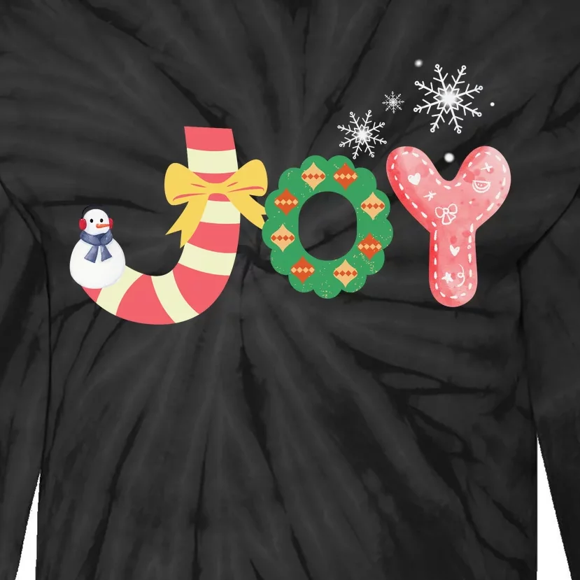 Personalized Christmas Christmas Reindeer Christmas Joytoddlercrew Neck Pul Tie-Dye Long Sleeve Shirt