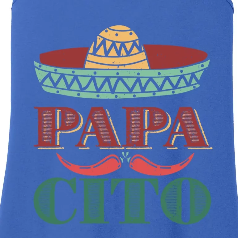 Papa Cito Cinco De Mayo Sombrero Hat Mexican Father Fiesta Gift Ladies Essential Tank