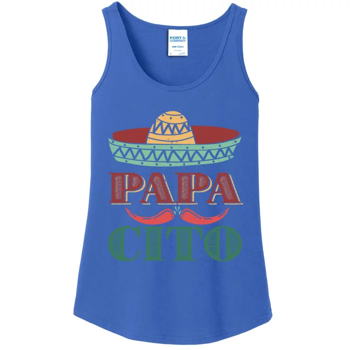 Papa Cito Cinco De Mayo Sombrero Hat Mexican Father Fiesta Gift Ladies Essential Tank