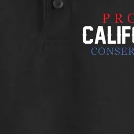 Proud California Conservative Republican Usa Dry Zone Grid Performance Polo