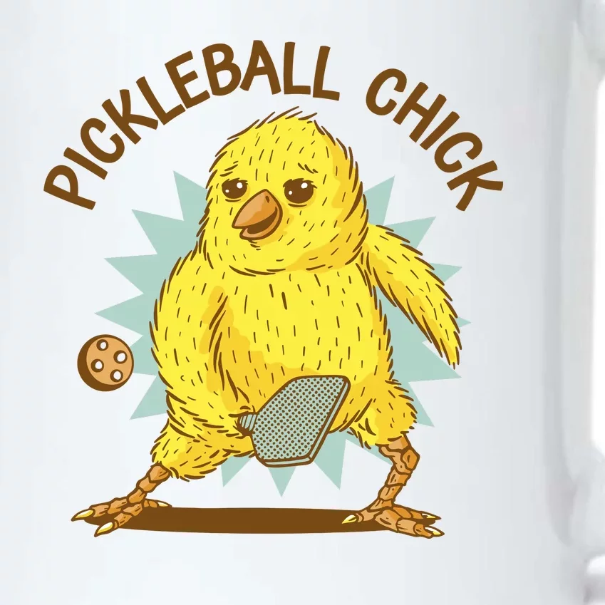 Pickleball Chick Cute Sport Black Color Changing Mug