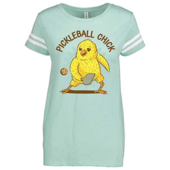 Pickleball Chick Cute Sport Enza Ladies Jersey Football T-Shirt