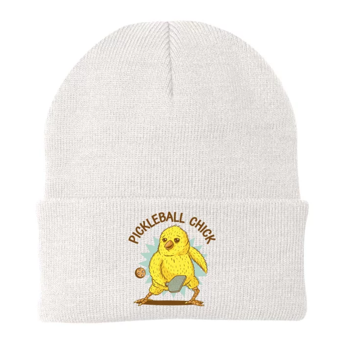 Pickleball Chick Cute Sport Knit Cap Winter Beanie