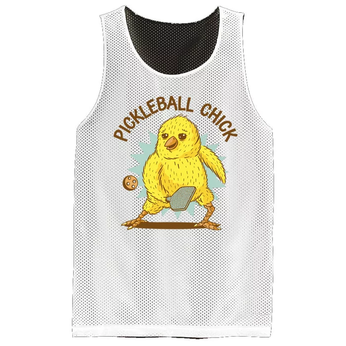 Pickleball Chick Cute Sport Mesh Reversible Basketball Jersey Tank