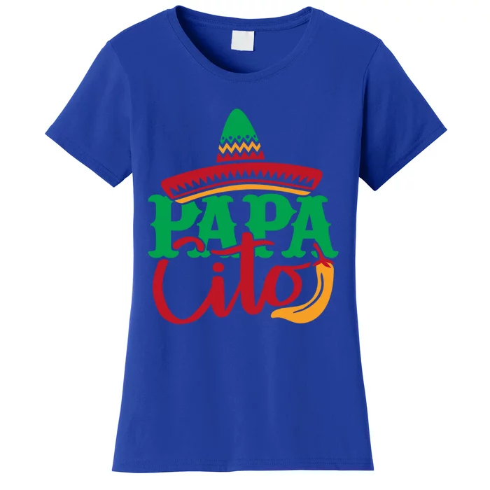 Papa Cito Colorful Mexican Sunhat Gift Women's T-Shirt