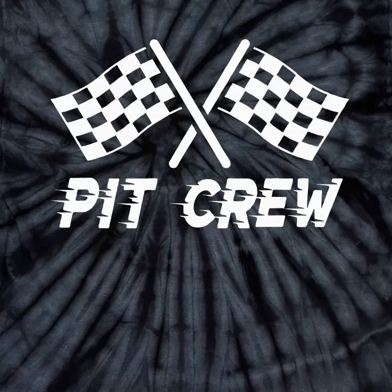 Pit Crew Costume For Race Car Parties Tie-Dye T-Shirt