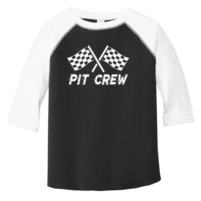 Pit Crew Costume For Race Car Parties Toddler Fine Jersey T-Shirt