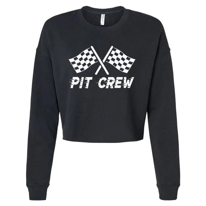 Pit Crew Costume For Race Car Parties Cropped Pullover Crew