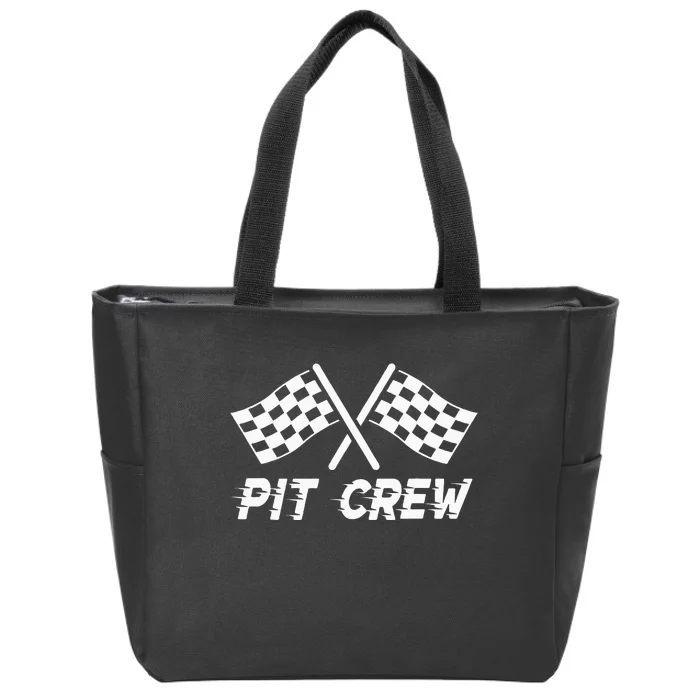 Pit Crew Costume For Race Car Parties Zip Tote Bag