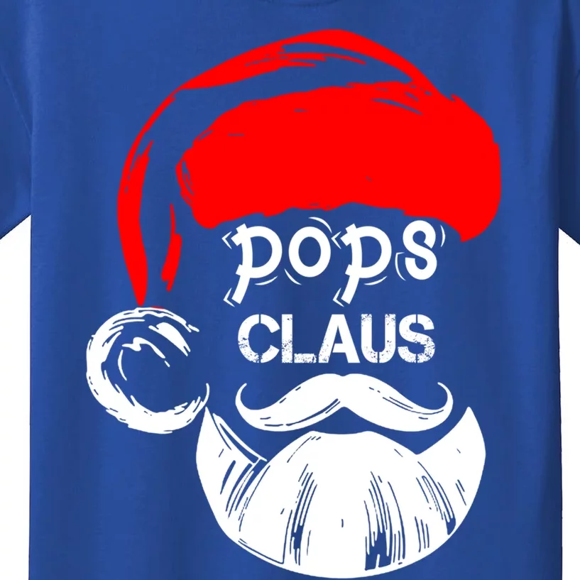 Pops Claus Christmas Pops Santa Claus Christmas Gift Kids T-Shirt