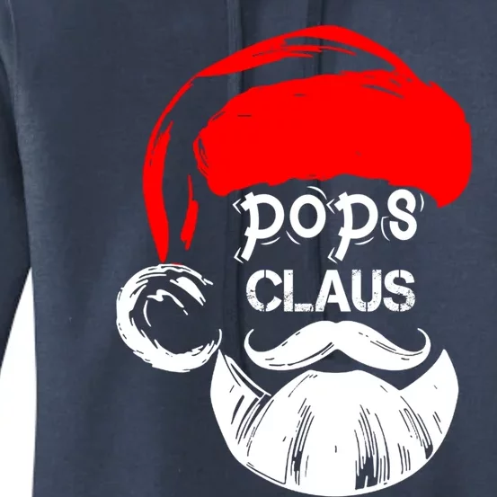 Pops Claus Christmas Pops Santa Claus Christmas Gift Women's Pullover Hoodie