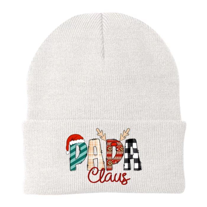 Papa Claus Christmas Family Matching Knit Cap Winter Beanie