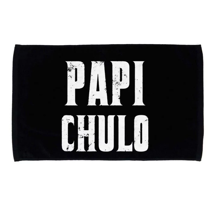 Papi Chulo Cool Daddy Fathers Day Gift Latino Father Microfiber Hand Towel