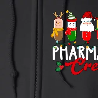 Pharmacy Crew Christmas Holiday Season Full Zip Hoodie