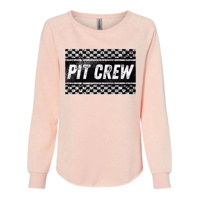 Pit Crew Costume For Racing Car Parties Womens California Wash Sweatshirt