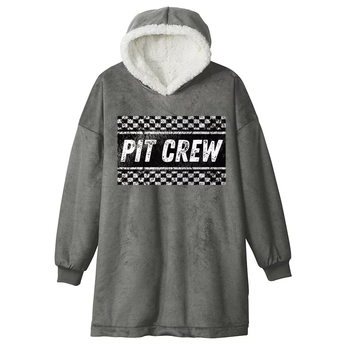 Pit Crew Costume For Racing Car Parties Hooded Wearable Blanket