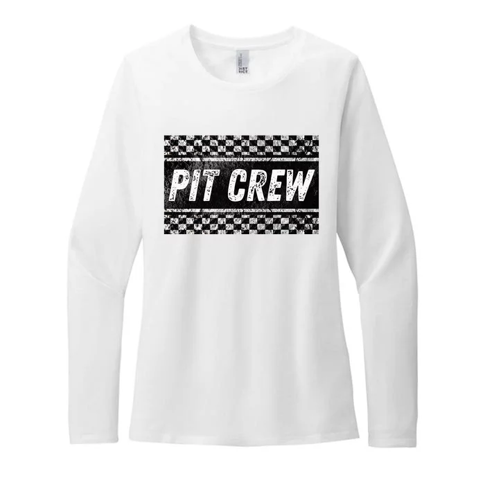 Pit Crew Costume For Racing Car Parties Womens CVC Long Sleeve Shirt