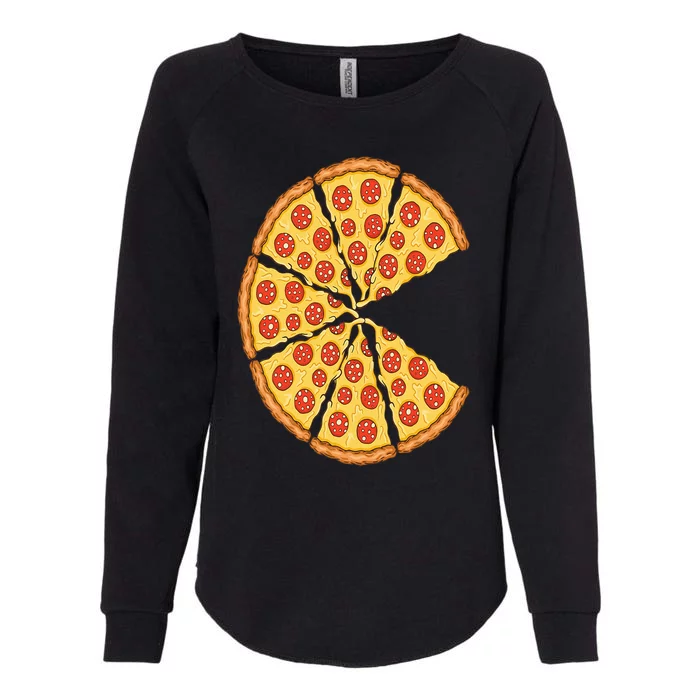 Pizza Costume Cute Pizza Slice Couple Matching Pizza Lovers Womens California Wash Sweatshirt