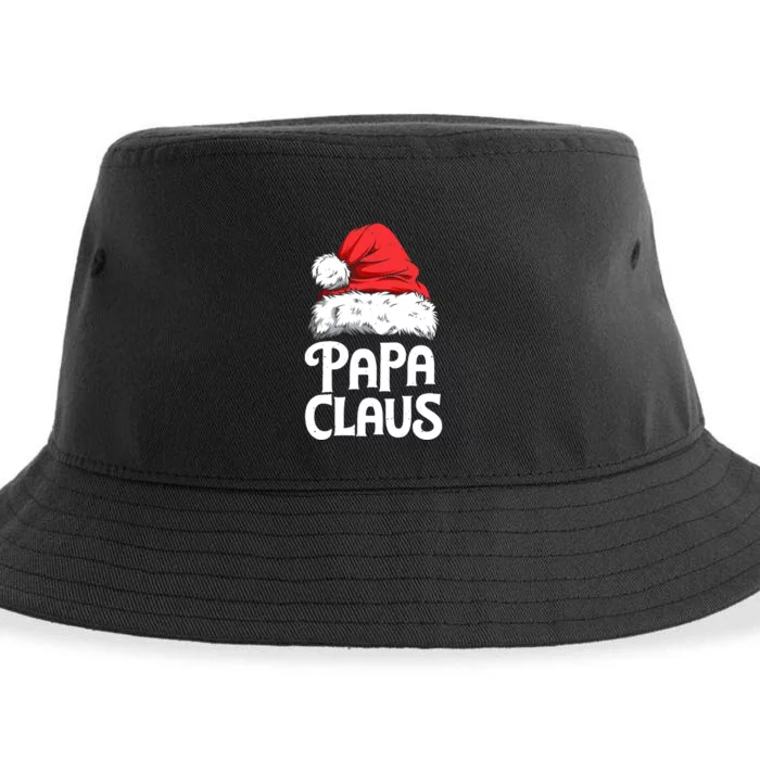 Papa Claus Christmas Dad Santa Family Matching Pajamas Xmas Sustainable Bucket Hat