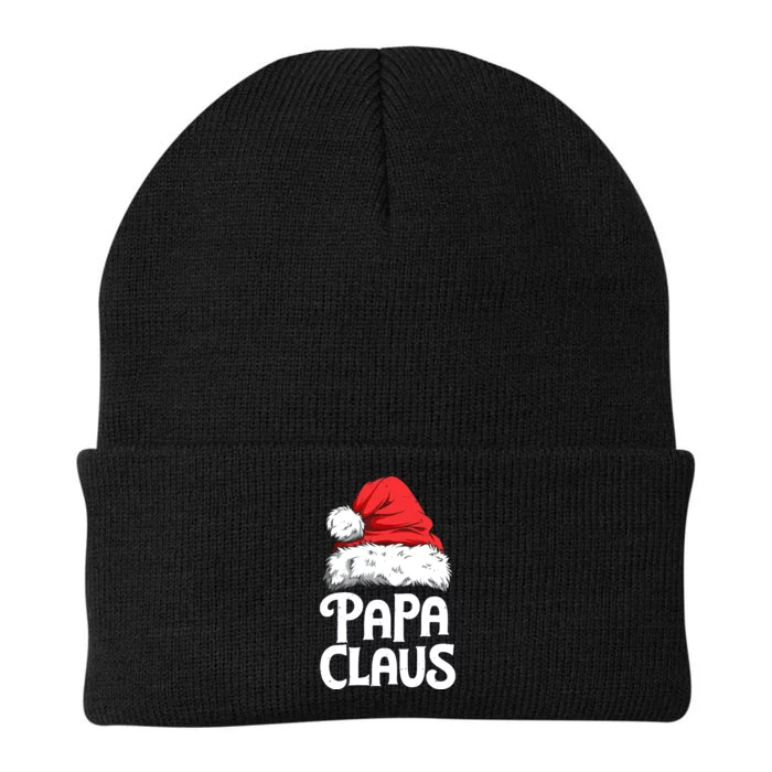 Papa Claus Christmas Dad Santa Family Matching Pajamas Xmas Knit Cap Winter Beanie