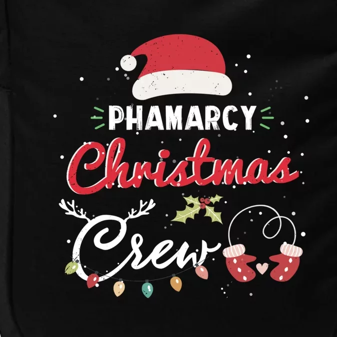 Pharmacy Christmas Crew Funny Pharmacist Matching Gift Impact Tech Backpack