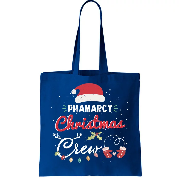 Pharmacy Christmas Crew Funny Pharmacist Matching Gift Tote Bag