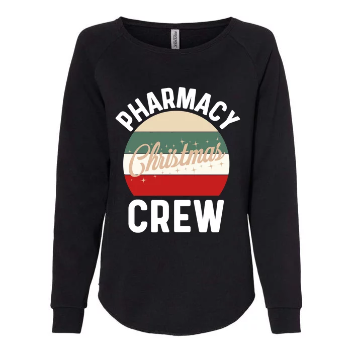 Pharmacy Christmas Crew Gift Retro Pharmacy Technician Gift Womens California Wash Sweatshirt