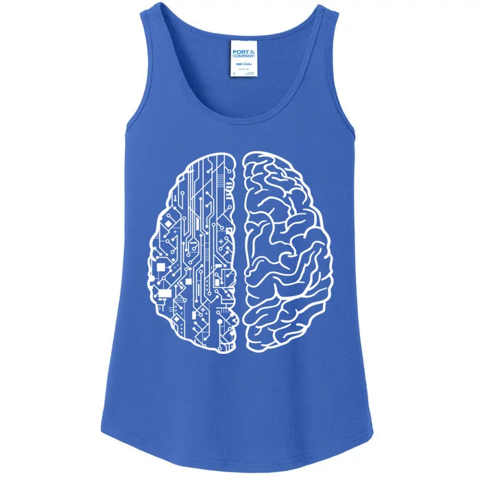 Programmer Coder Cute Gift Developer Programming Brain Programmer Cool Gift Ladies Essential Tank