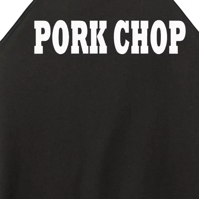 Pork Chop Costume Halloween Women’s Perfect Tri Rocker Tank