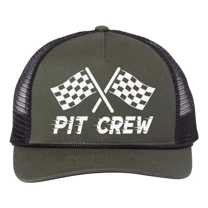 Pit Crew Costume For Race Car Parties Retro Rope Trucker Hat Cap