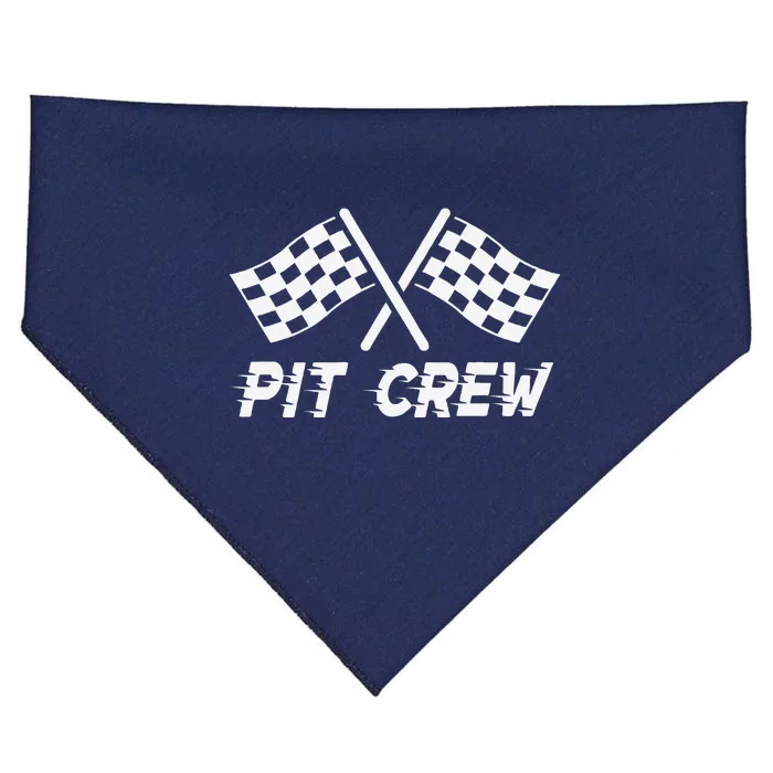 Pit Crew Costume For Race Car Parties USA-Made Doggie Bandana