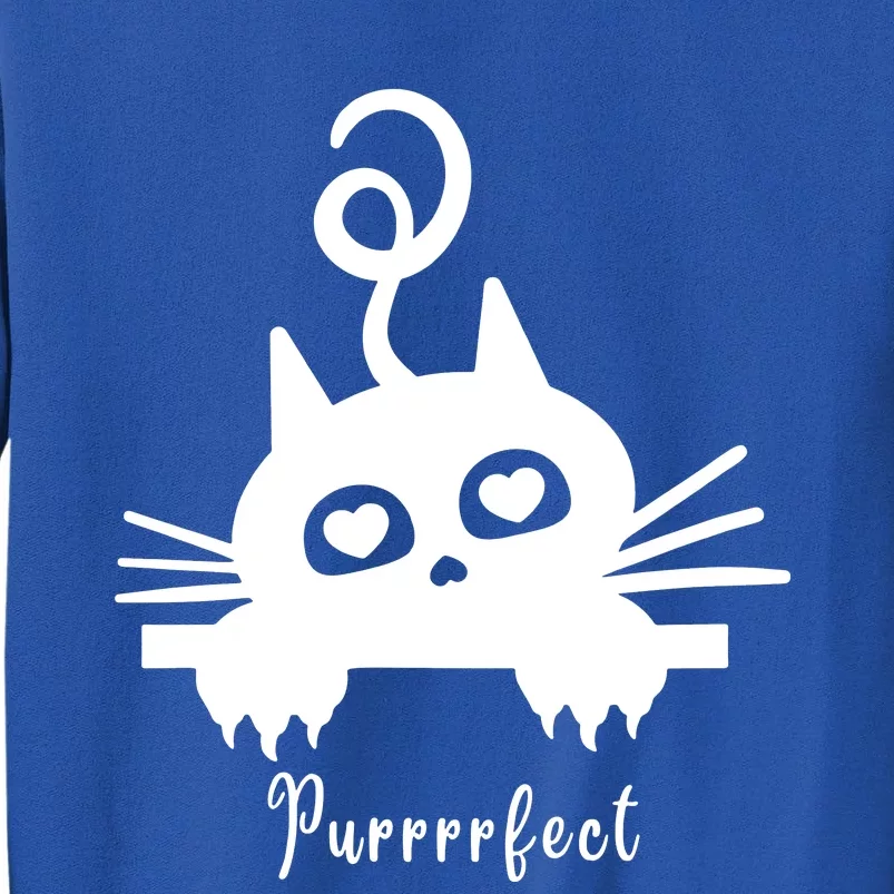 Purrrfect Cute Cat Sweatshirt