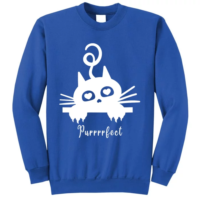 Purrrfect Cute Cat Sweatshirt